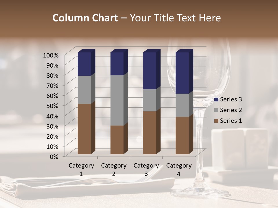 Wine Luxury Tableware PowerPoint Template