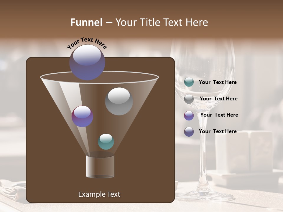 Wine Luxury Tableware PowerPoint Template