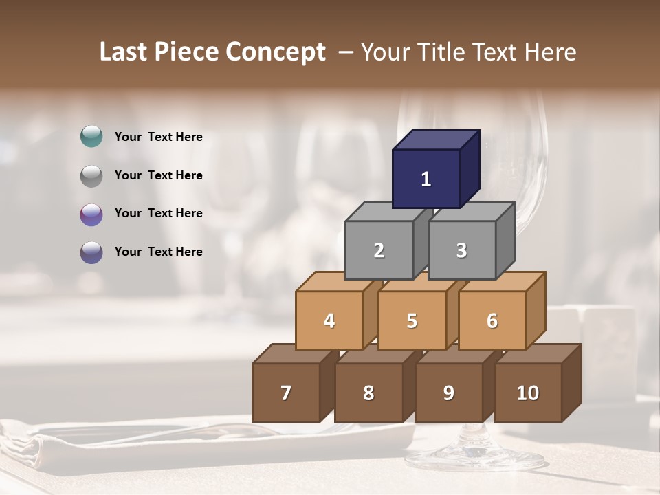 Wine Luxury Tableware PowerPoint Template