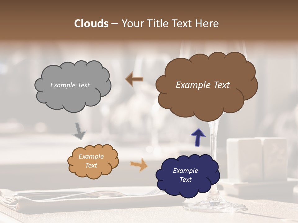 Wine Luxury Tableware PowerPoint Template