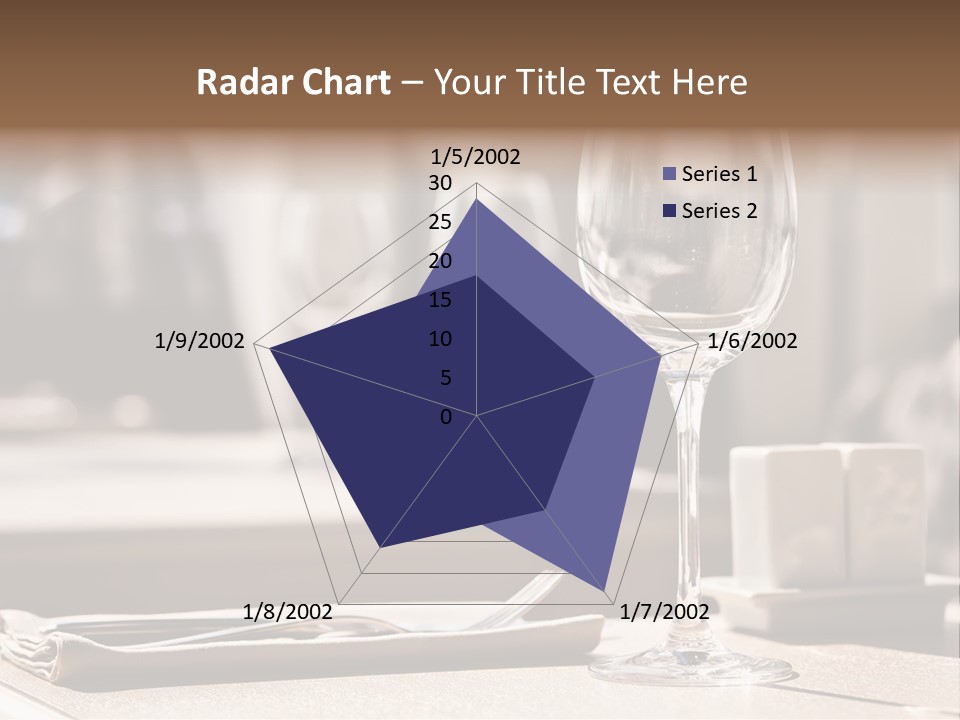 Wine Luxury Tableware PowerPoint Template
