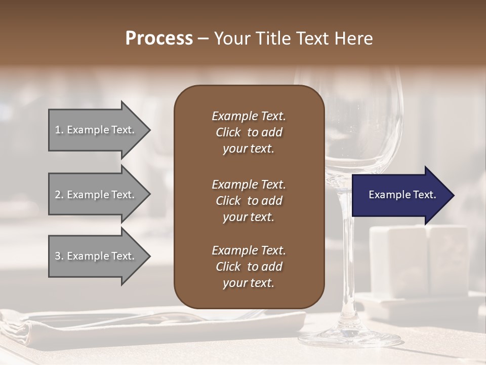 Wine Luxury Tableware PowerPoint Template