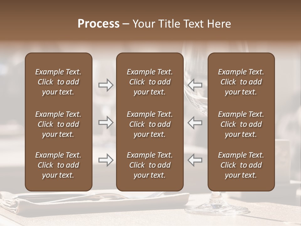 Wine Luxury Tableware PowerPoint Template