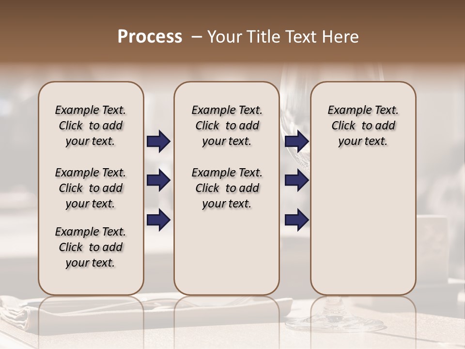 Wine Luxury Tableware PowerPoint Template