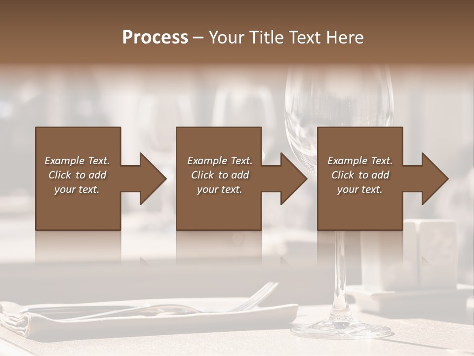 Wine Luxury Tableware PowerPoint Template