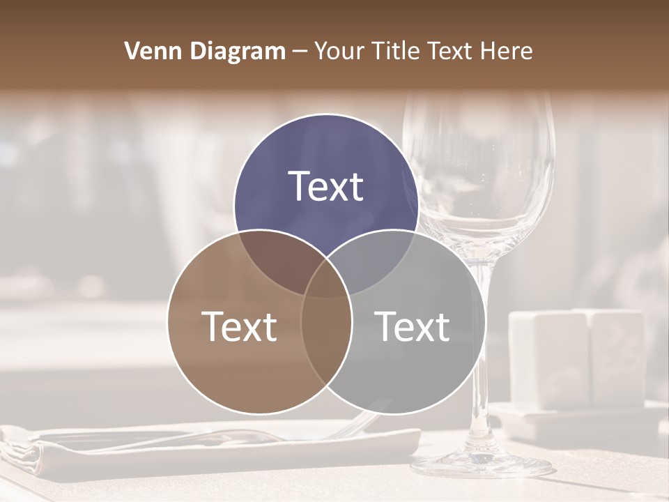 Wine Luxury Tableware PowerPoint Template