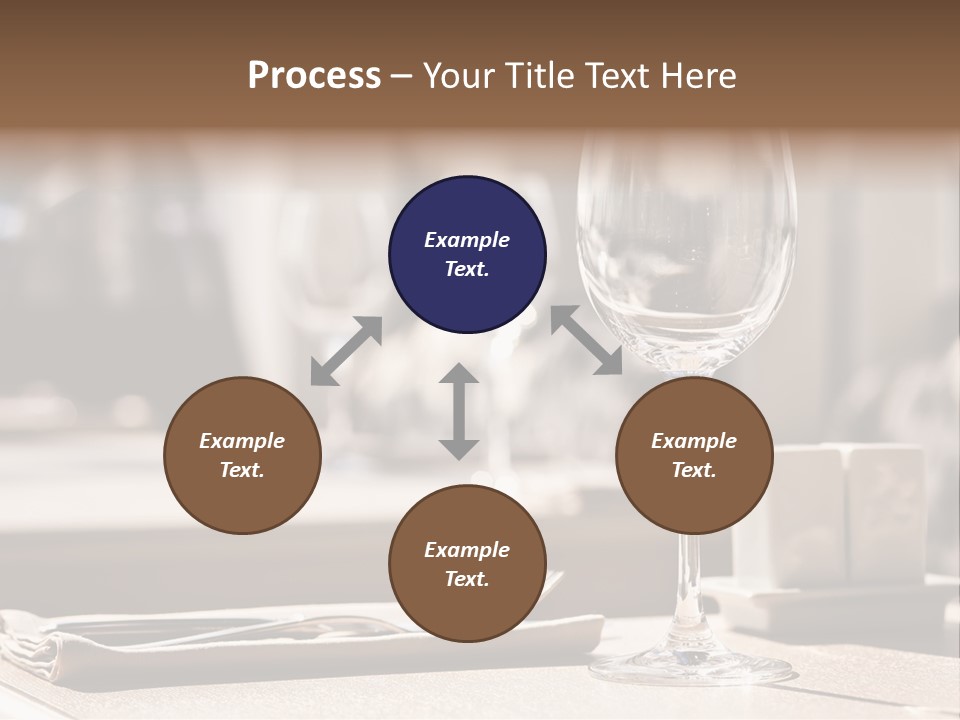 Wine Luxury Tableware PowerPoint Template