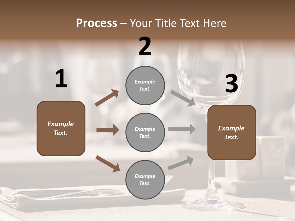 Wine Luxury Tableware PowerPoint Template