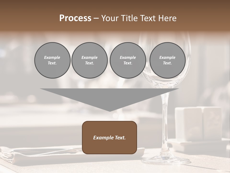 Wine Luxury Tableware PowerPoint Template