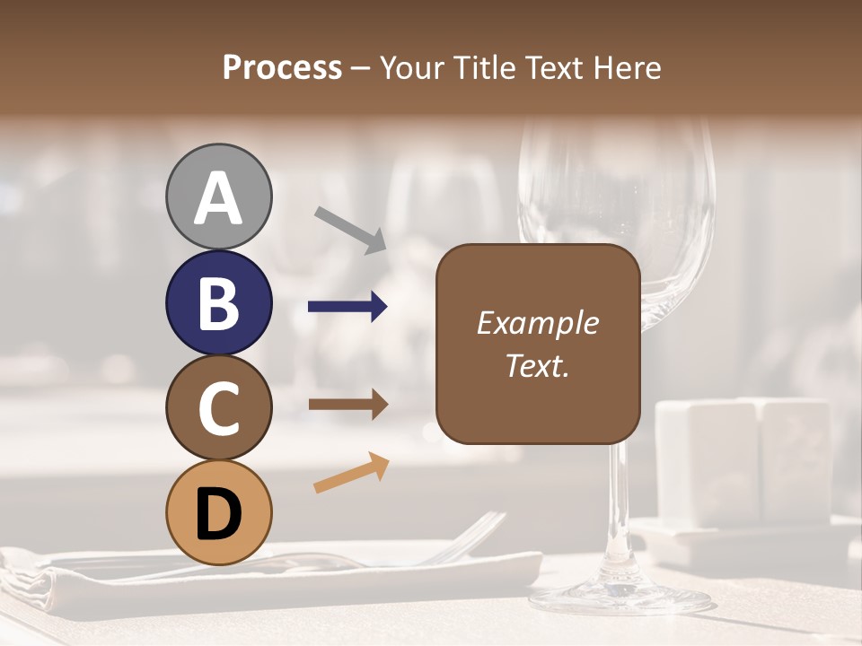 Wine Luxury Tableware PowerPoint Template