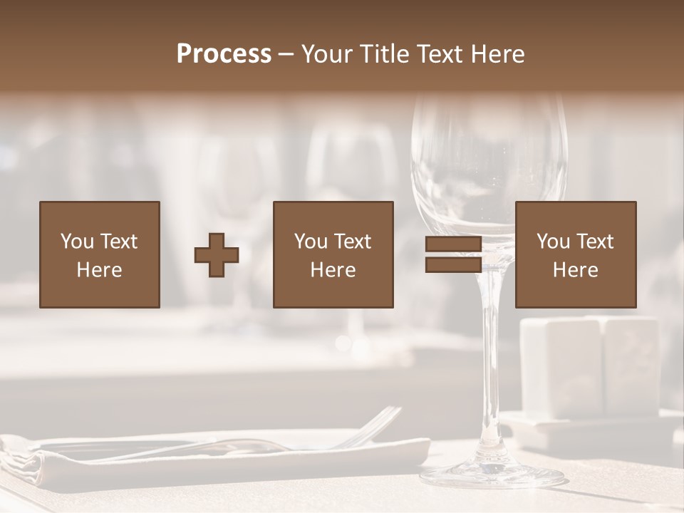 Wine Luxury Tableware PowerPoint Template