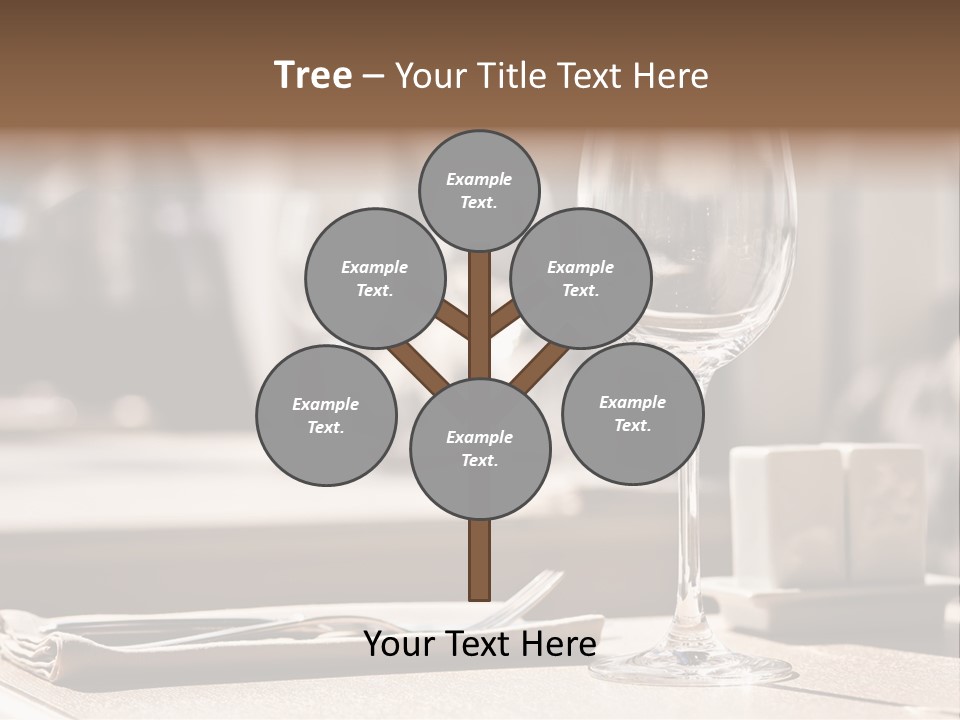Wine Luxury Tableware PowerPoint Template