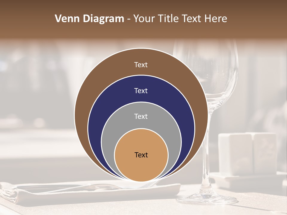 Wine Luxury Tableware PowerPoint Template