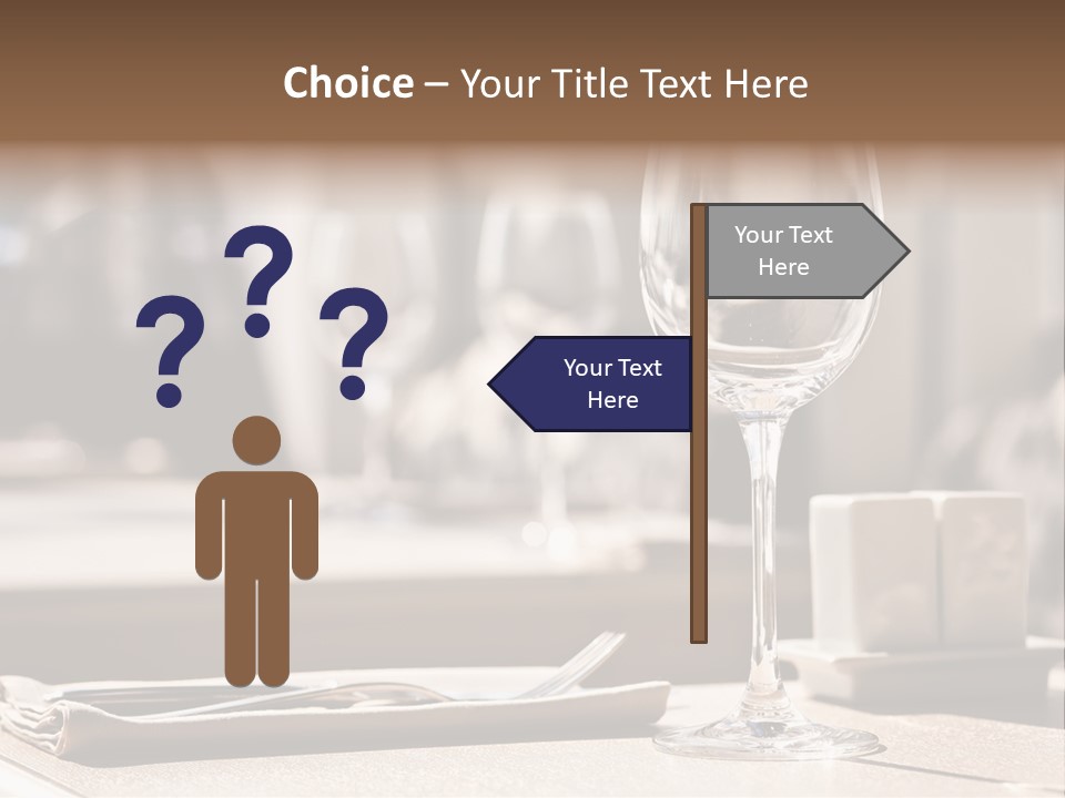 Wine Luxury Tableware PowerPoint Template