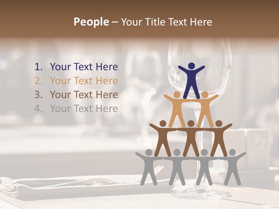 Wine Luxury Tableware PowerPoint Template