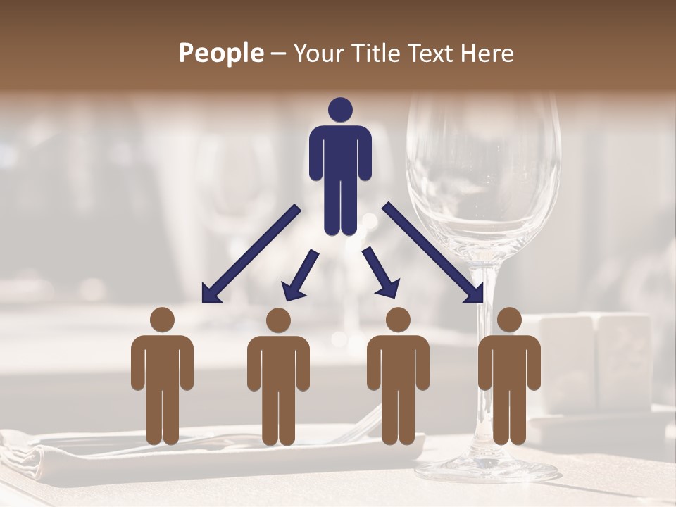 Wine Luxury Tableware PowerPoint Template