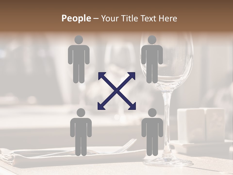 Wine Luxury Tableware PowerPoint Template