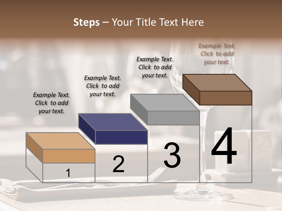 Wine Luxury Tableware PowerPoint Template