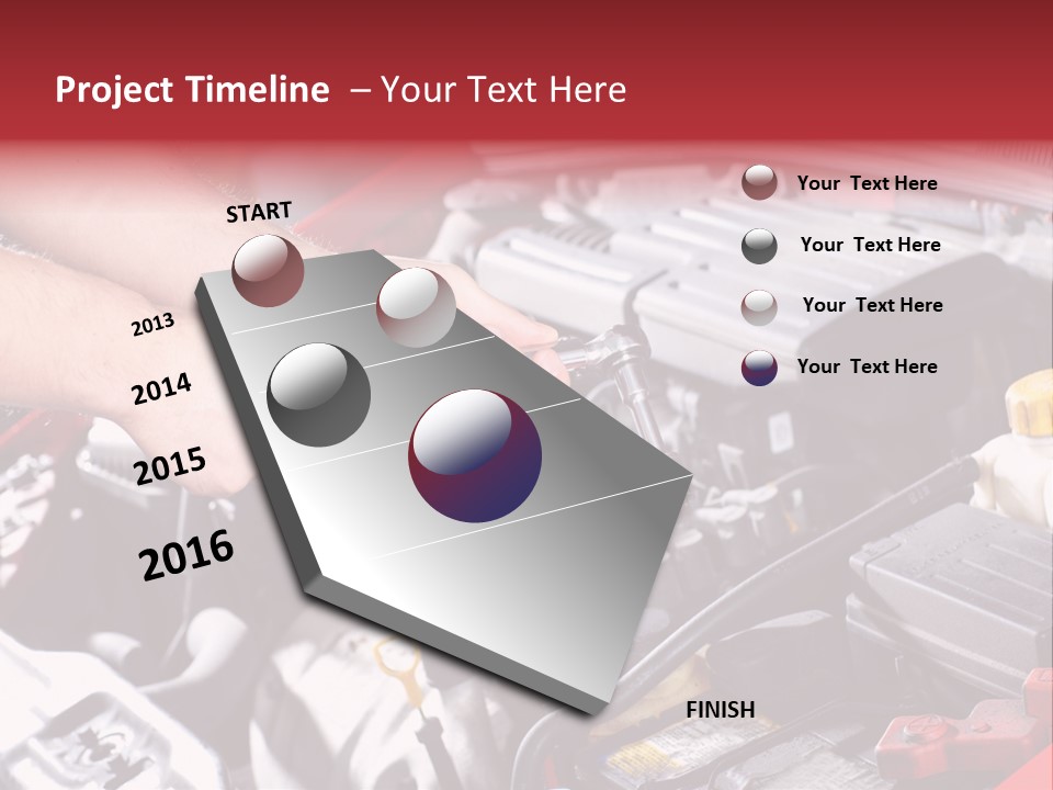 Petrol Mechanical Fuel PowerPoint Template