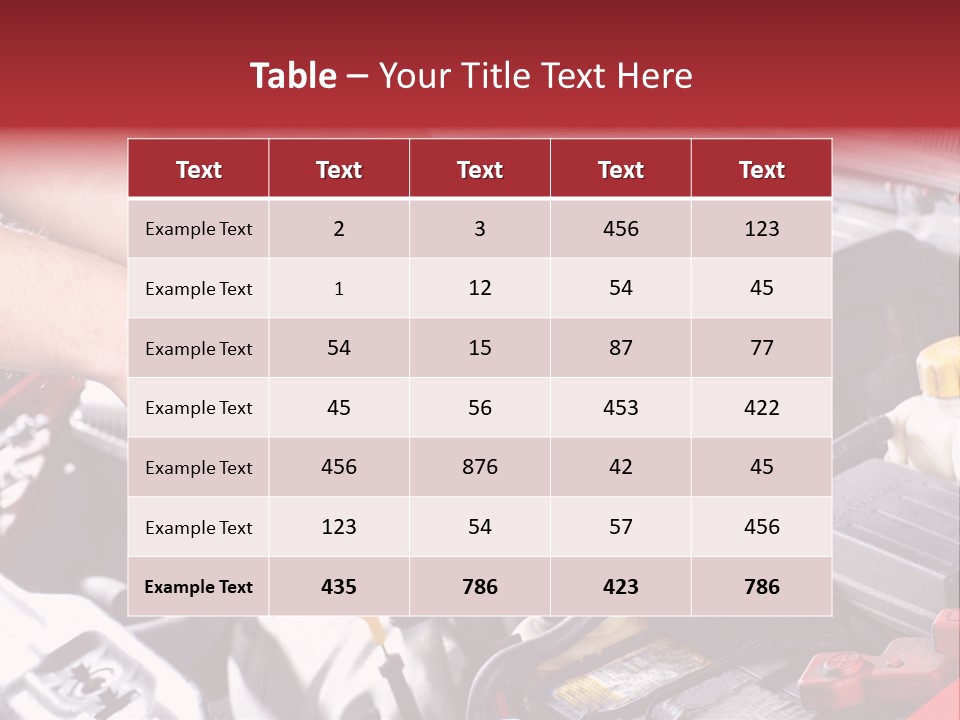 Petrol Mechanical Fuel PowerPoint Template