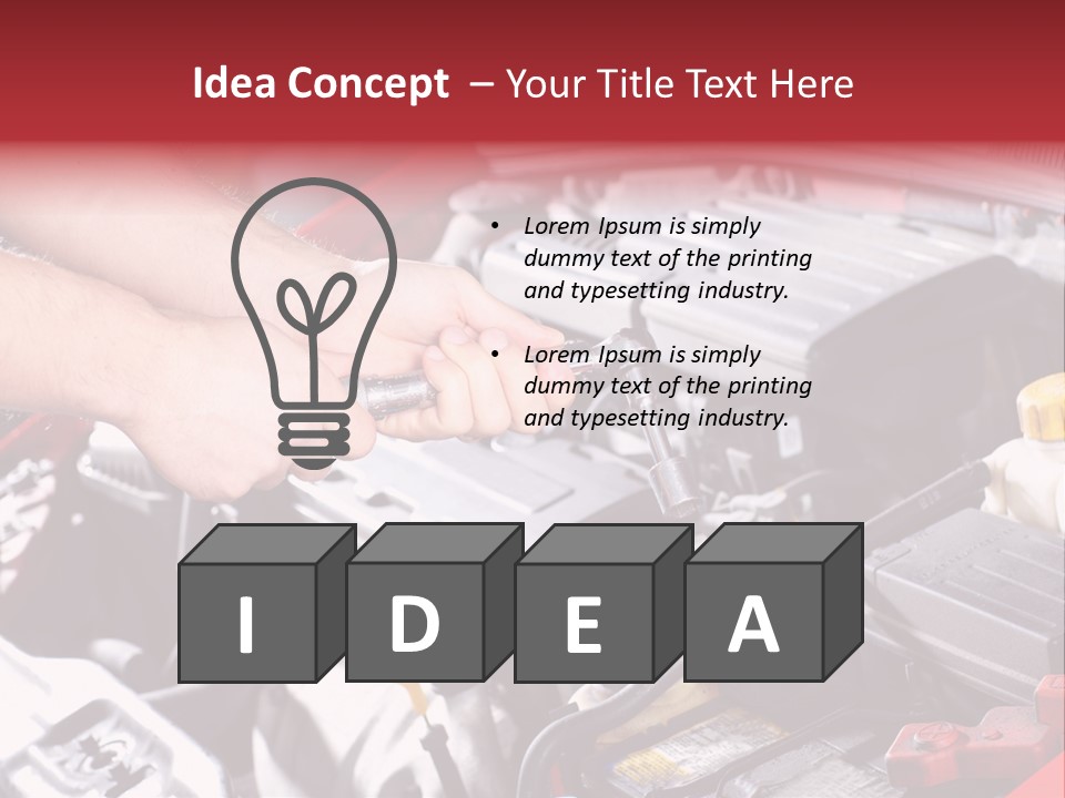 Petrol Mechanical Fuel PowerPoint Template