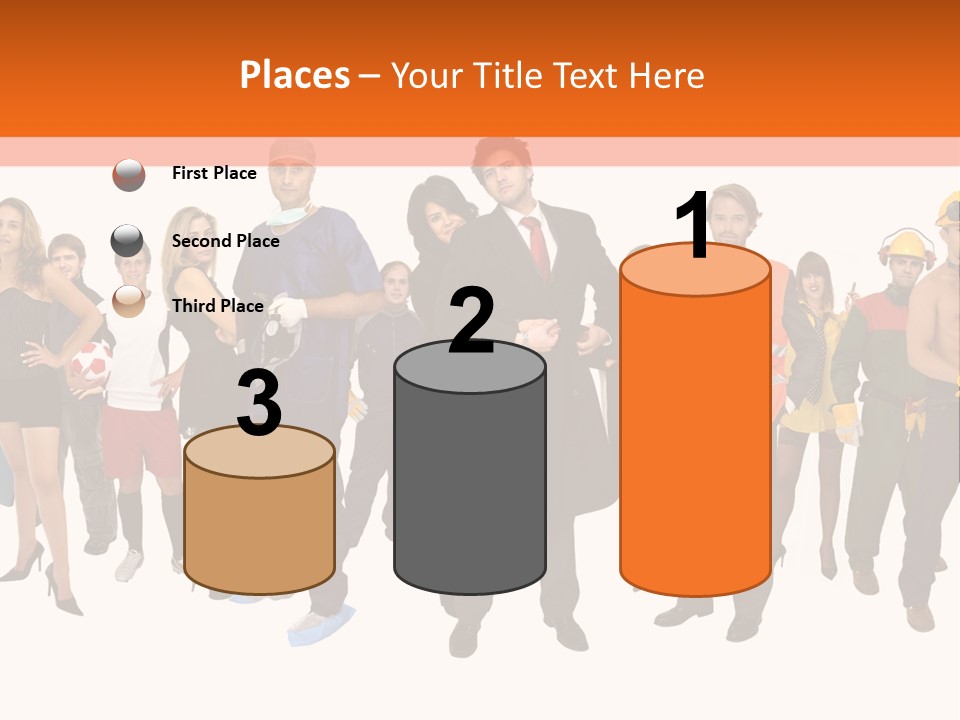 Modern People Female PowerPoint Template
