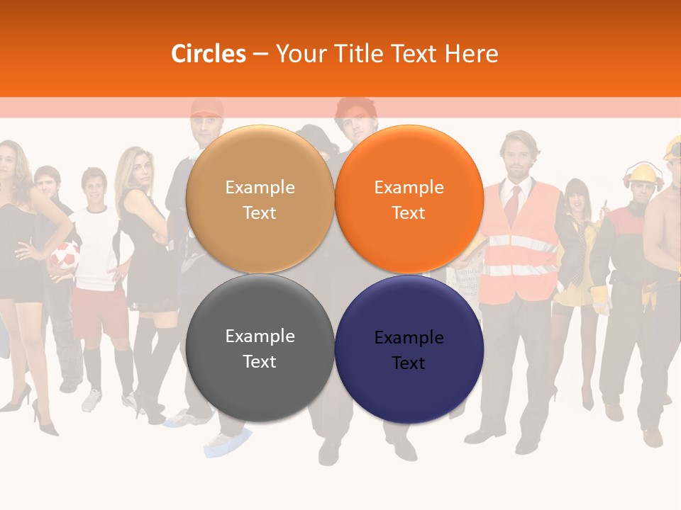 Modern People Female PowerPoint Template