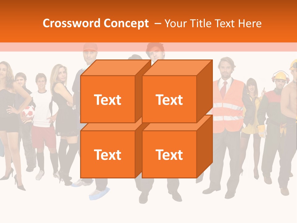 Modern People Female PowerPoint Template