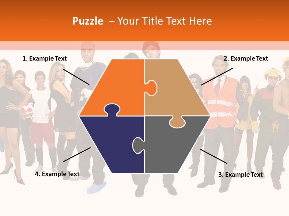 Modern People Female PowerPoint Template