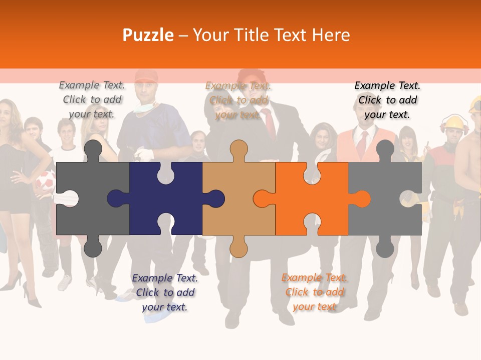 Modern People Female PowerPoint Template