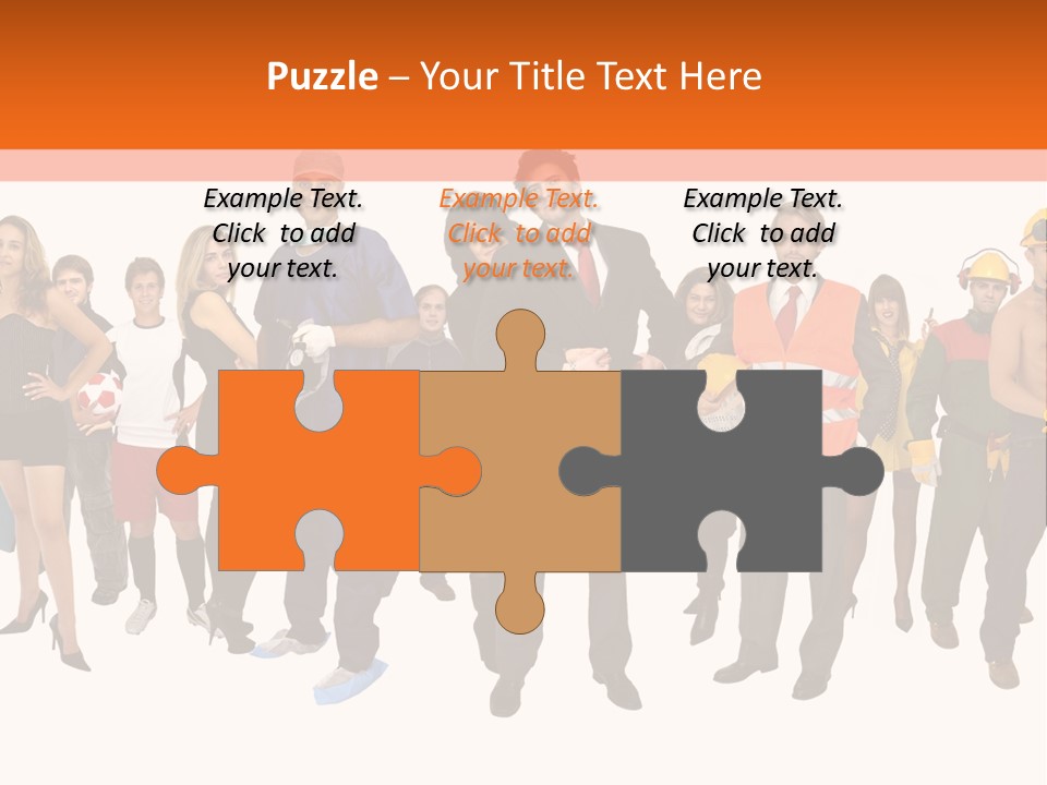 Modern People Female PowerPoint Template