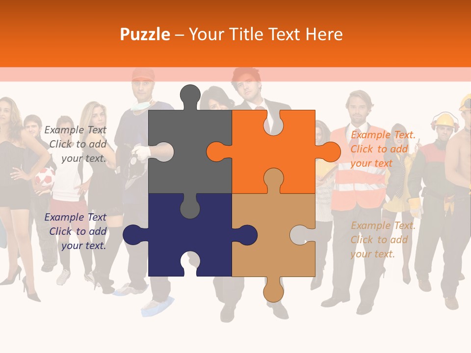 Modern People Female PowerPoint Template