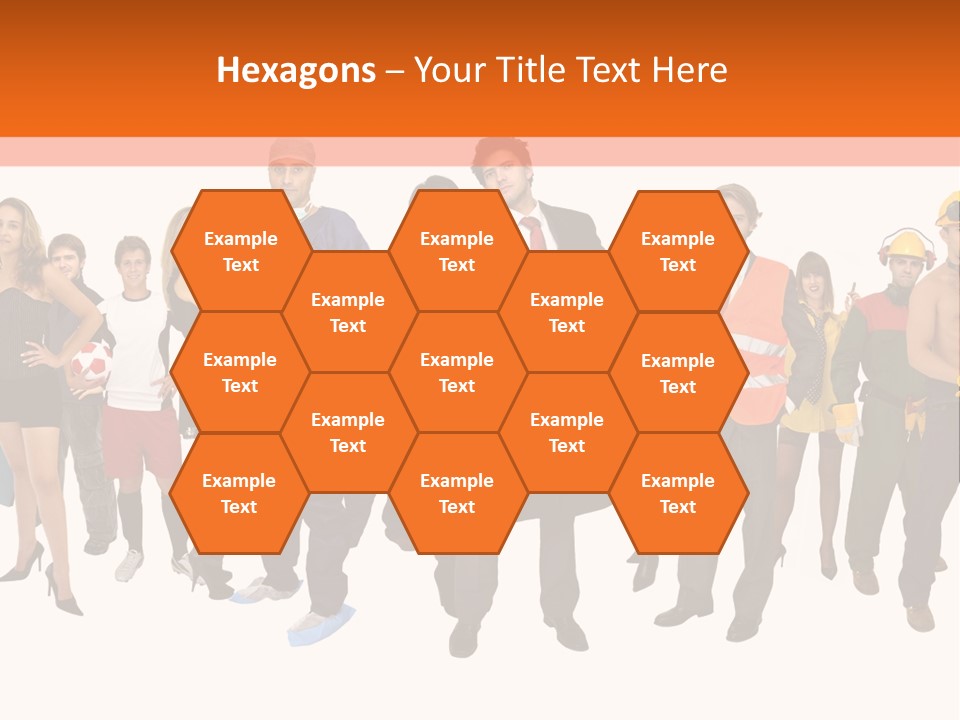 Modern People Female PowerPoint Template