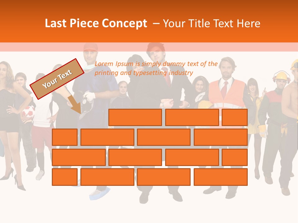 Modern People Female PowerPoint Template