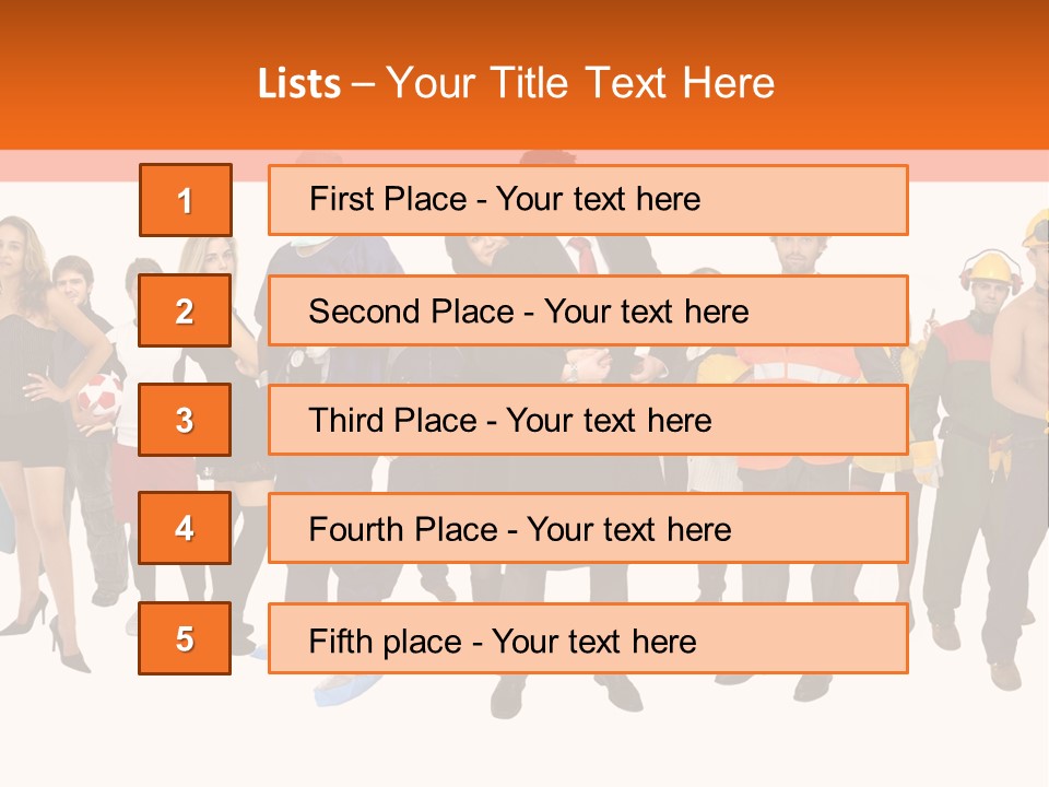 Modern People Female PowerPoint Template