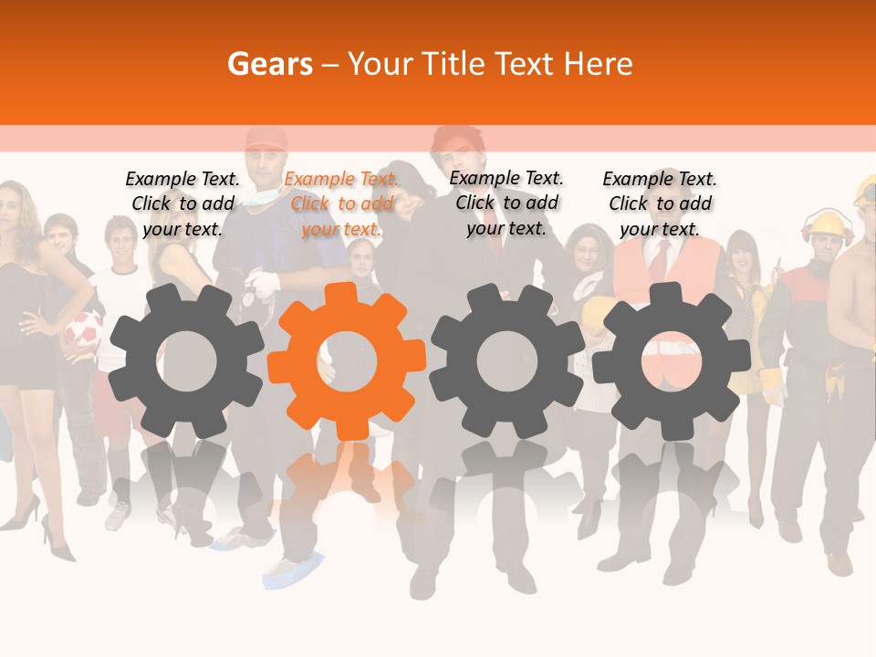 Modern People Female PowerPoint Template