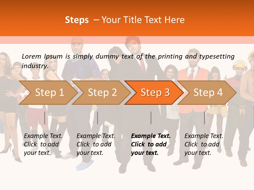 Modern People Female PowerPoint Template