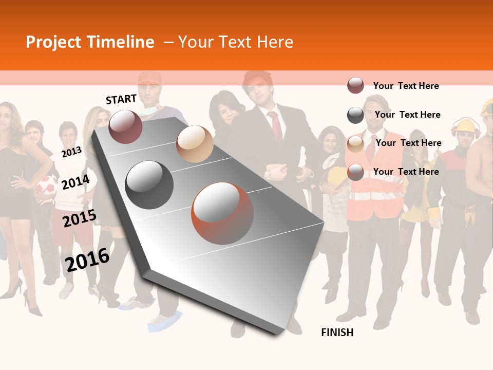 Modern People Female PowerPoint Template
