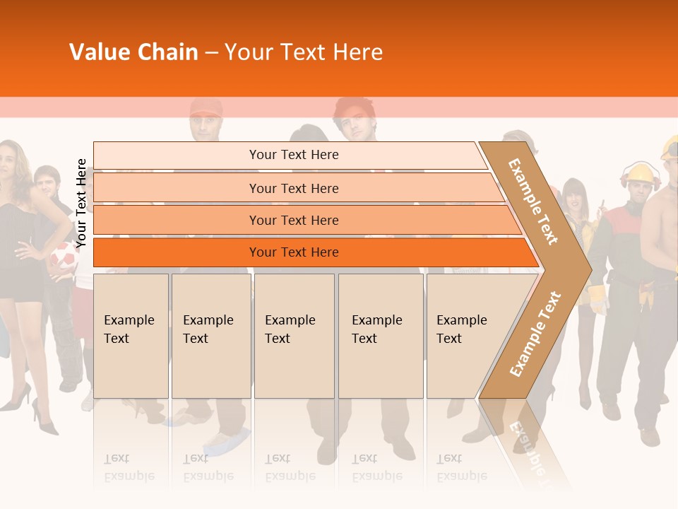 Modern People Female PowerPoint Template