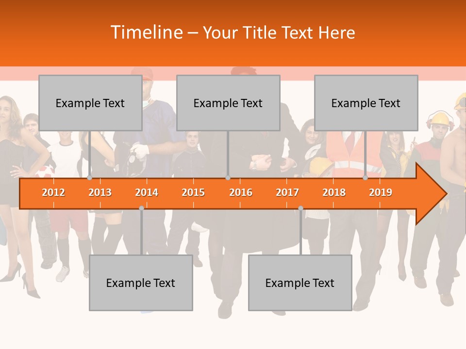Modern People Female PowerPoint Template
