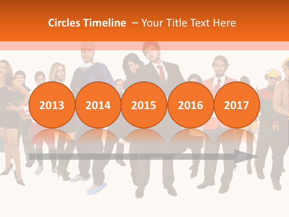 Modern People Female PowerPoint Template