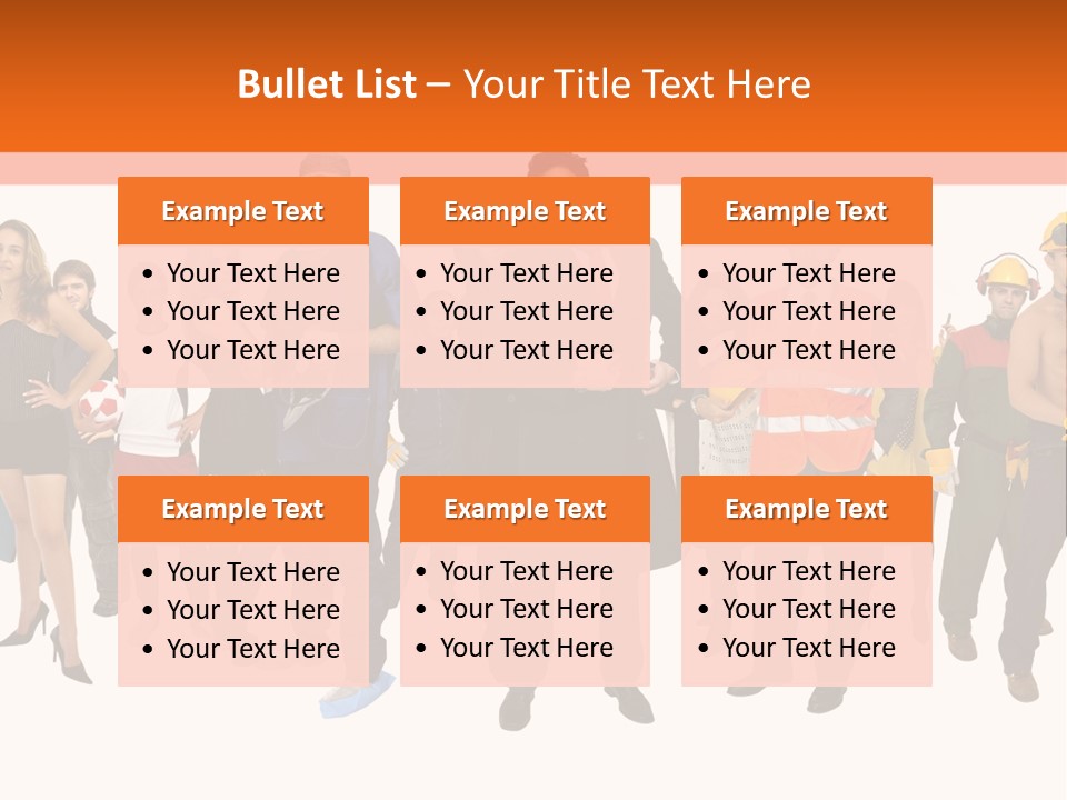 Modern People Female PowerPoint Template