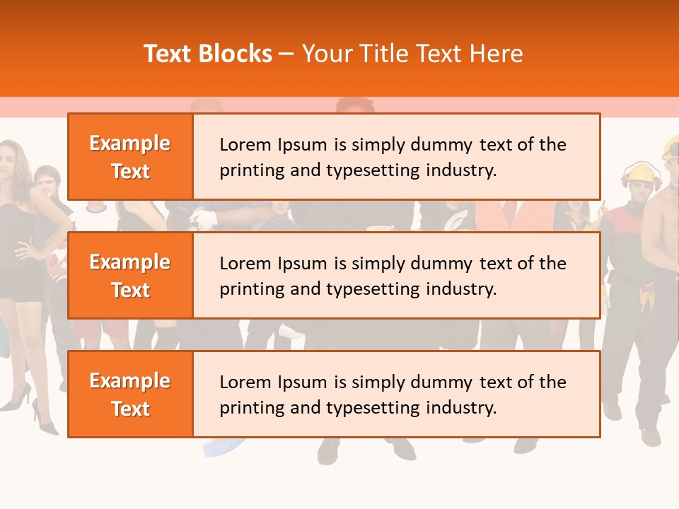 Modern People Female PowerPoint Template