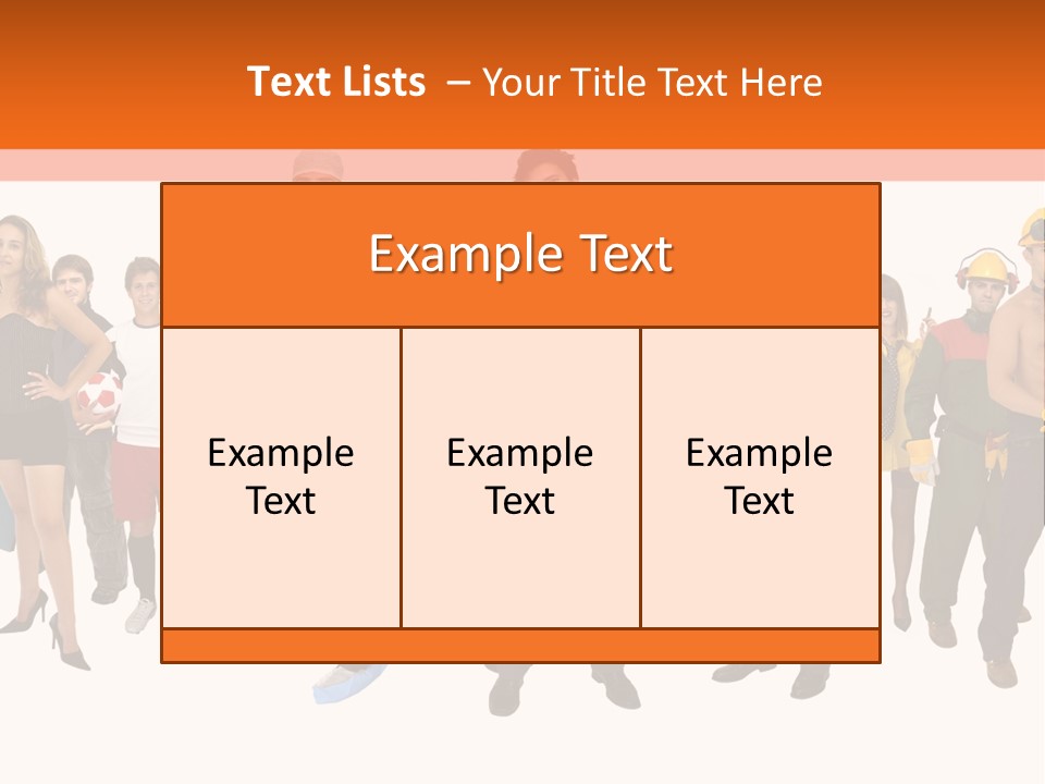 Modern People Female PowerPoint Template