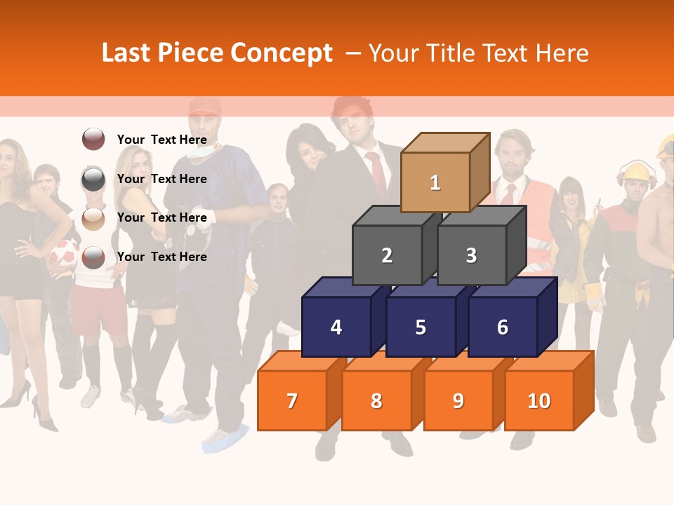 Modern People Female PowerPoint Template