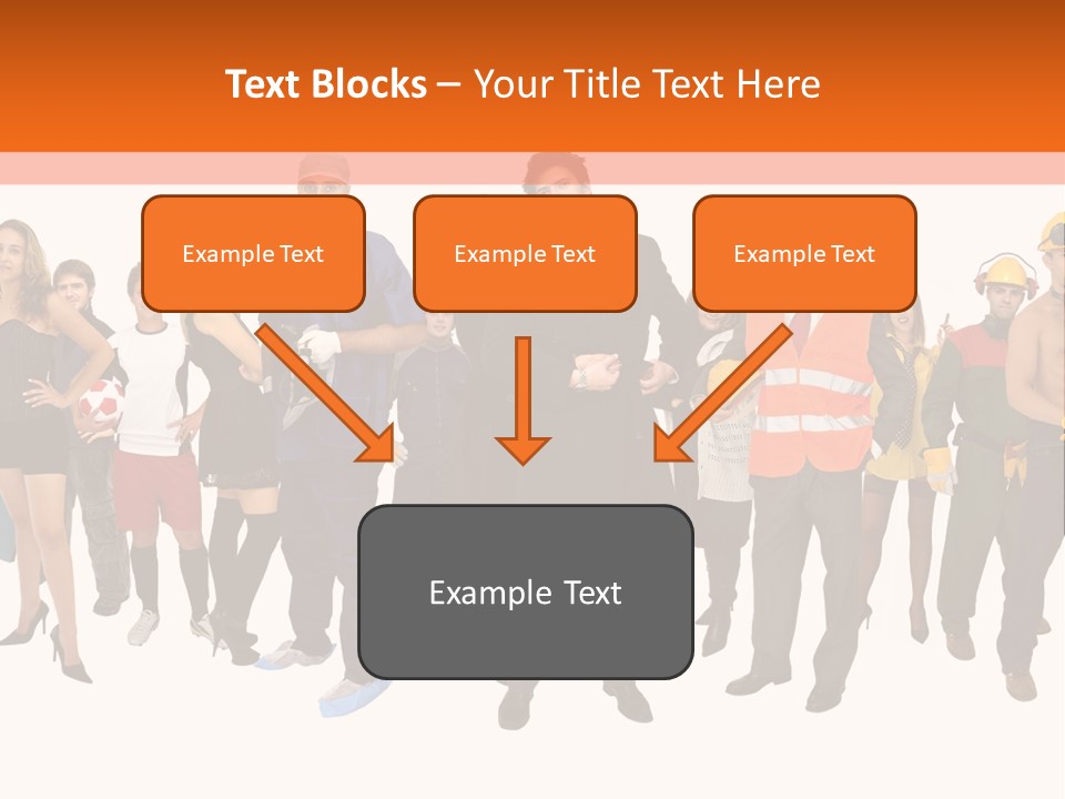 Modern People Female PowerPoint Template