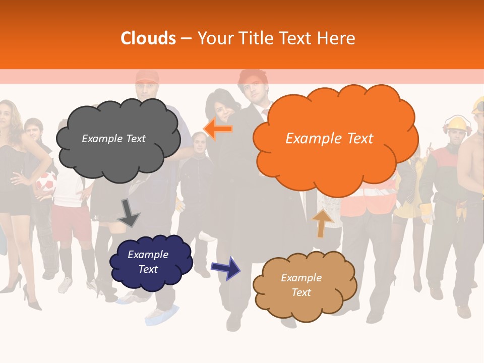 Modern People Female PowerPoint Template