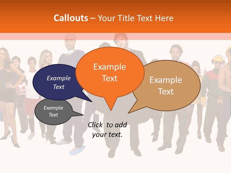Modern People Female PowerPoint Template