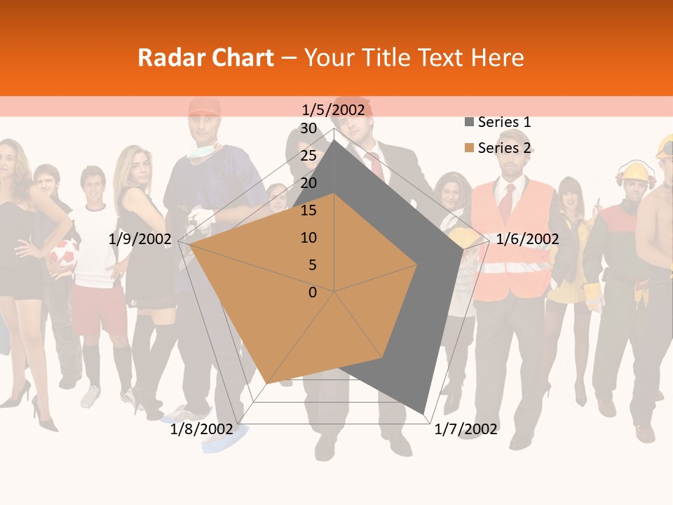 Modern People Female PowerPoint Template