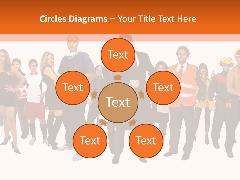 Modern People Female PowerPoint Template